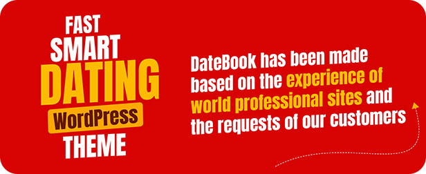 DateBook - Dating WordPress Theme. Fast and Smart.